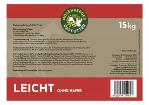 Nösenberger Leicht 15 kg, haferfrei