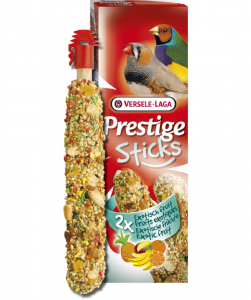 10 x Versele Prestige Sticks Finken Exotische Fruechte - je 2 Stueck
